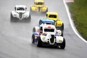 Nick leading at a wet Brands