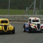 Nick overtaking Simon at Druids