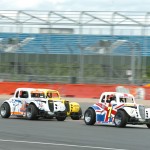 Dean leading at Silverstone